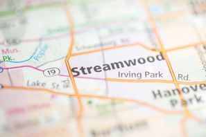 Bílaleiga Streamwood, IL, Bandaríkin